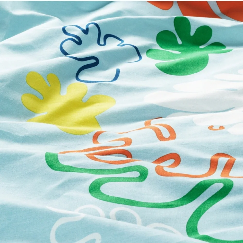 Ikea Twin Duvet Cover and Pillowcase (KANTDRACENA) - Picture 3 of 4